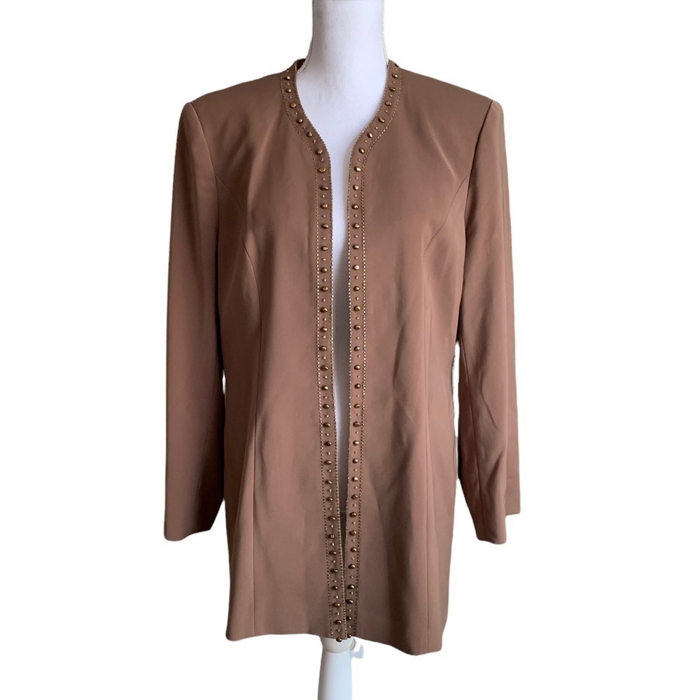 Carissimo Women's Vintage Open Front Blazer Size 12